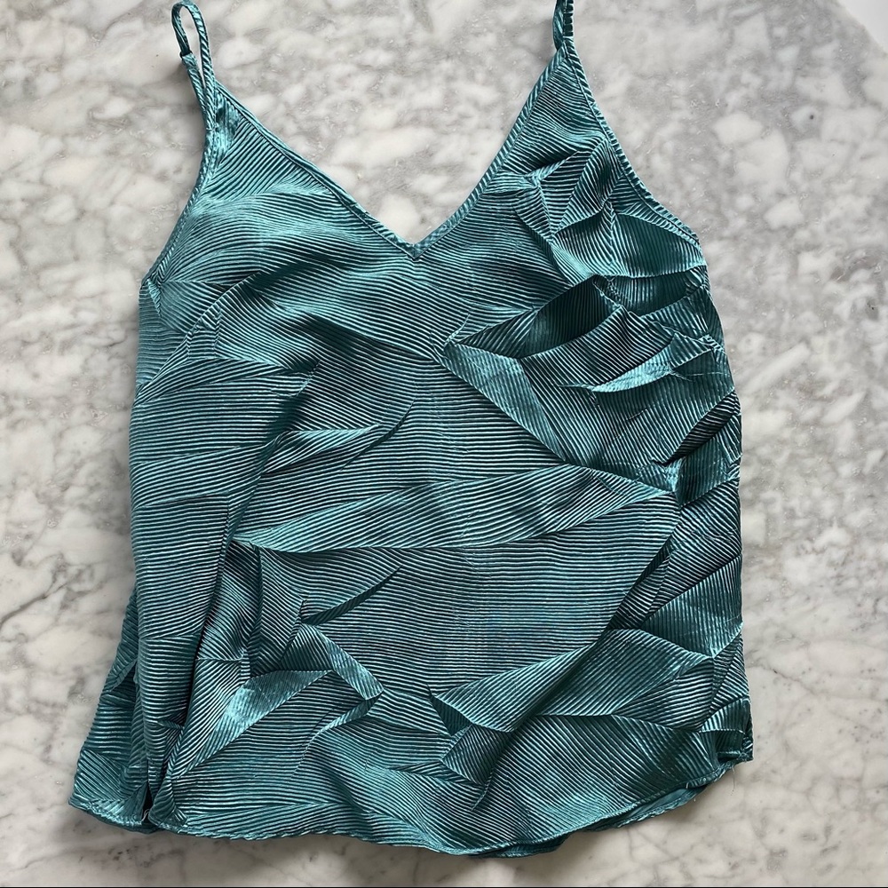 Anthropologie Teal Camisole Tank